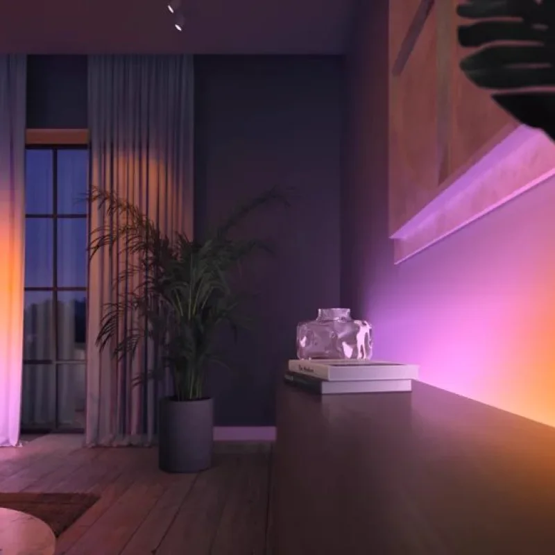 Градиентна LED лента Philips Hue: 2м Стартов пакет (HomeKit) - Снимка 9