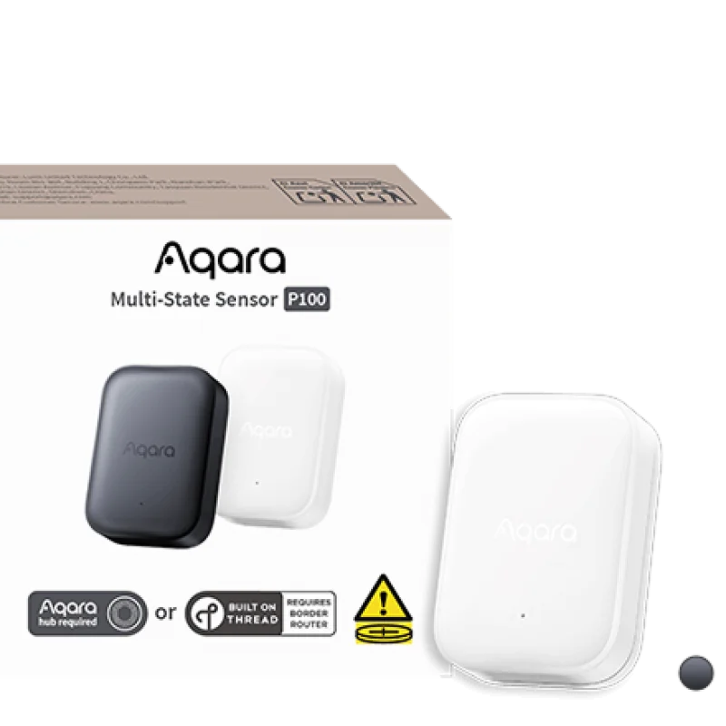 Aqara P100 Смарт мулти сензор за вибрация, наклон и падане (Цвят: Сив)