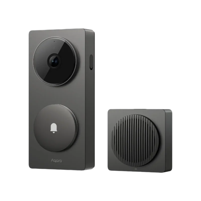 Смарт видеозвънец хъб Aqara Doorbell Camera Hub G410, черен