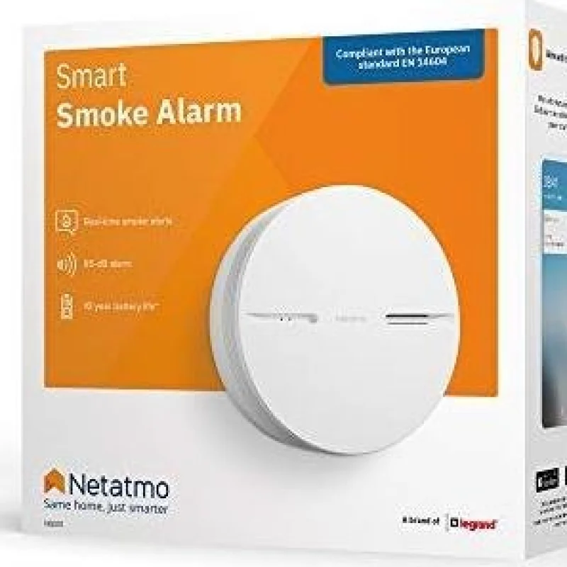 Смарт противопожарна аларма Netatmo (HomeKit) - Снимка 3