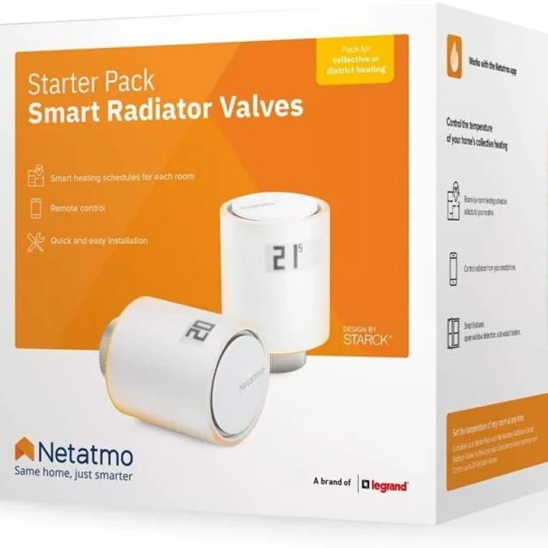 Стартов пакет с термоглави за радиатор Netatmo (HomeKit) - Снимка 5