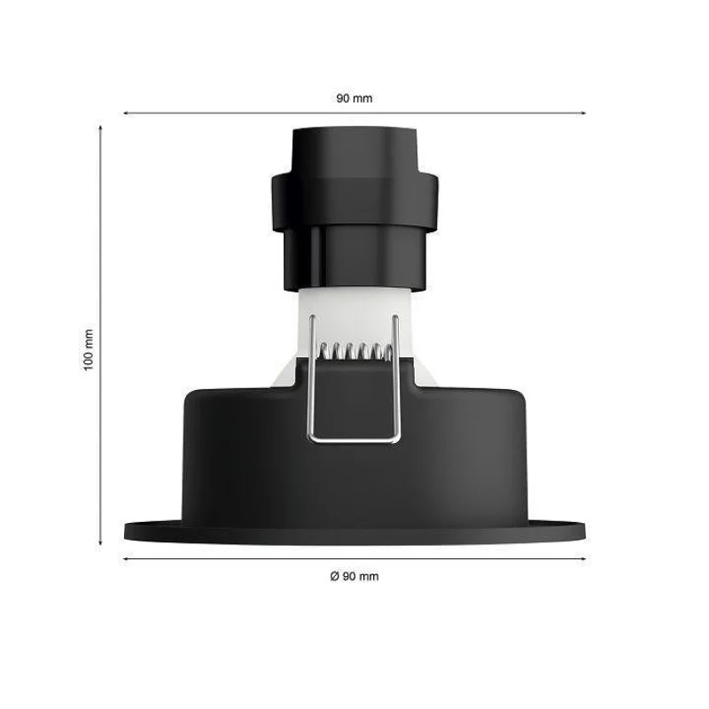 Смарт LED димируема луничка Philips HUE Milliskin, алуминий, 7 см, 4.2W, 400 lm, IP20, GU10, бяла светлина 2100-6500K (BT, Zigbee, HomeKit, Google, Alexa, SmartThings) - Снимка 2