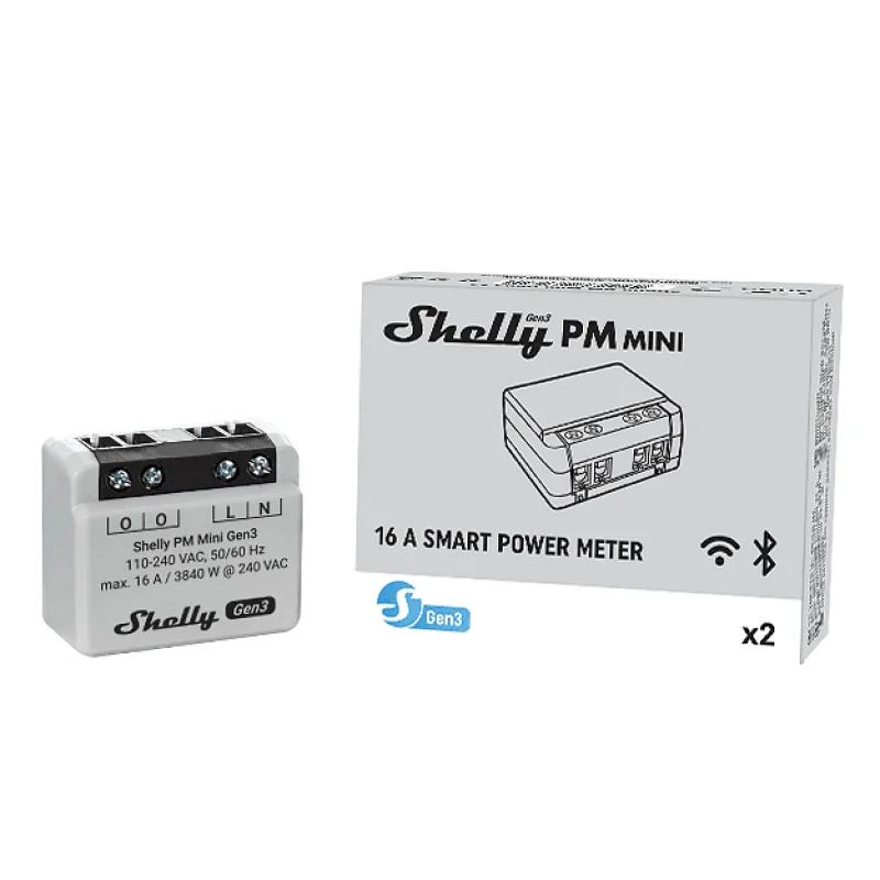 Смарт измерващо Wi-Fi реле Shelly PM Mini Gen3 - Снимка 4