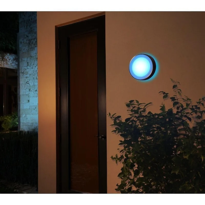 Philips HUE Daylo външна стенна лампа 15 W, RGB, IP44, инокс (Homekit, Google, Alexa) - Снимка 5