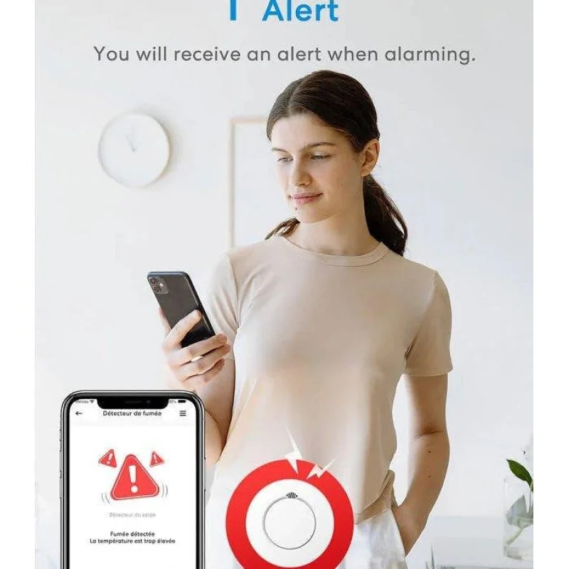 Смарт сензор за дим Meross Smart Smoke Alarm - Снимка 11