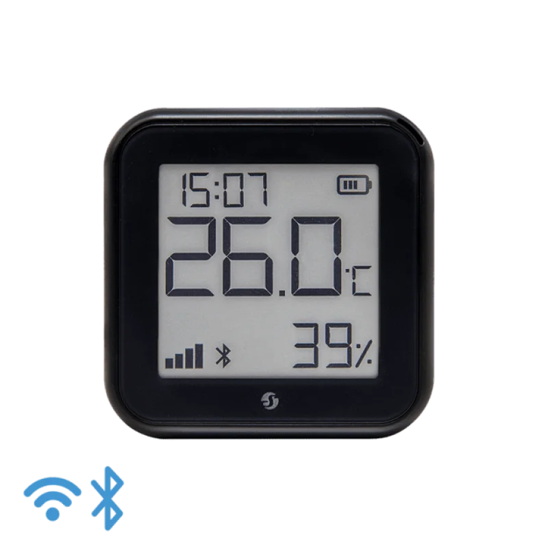 Смарт Wi-Fi сензор с дисплей за температура и влажност Shelly H&T Gen3, бял - Снимка 5