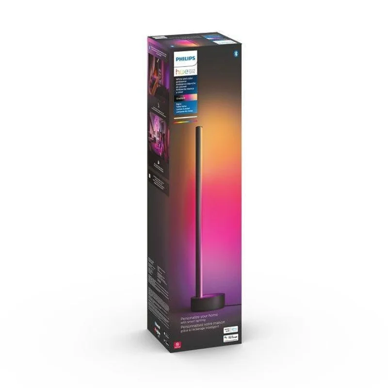 Смарт RGBW LED димируема настолна лампа Philips Hue Gradient Signe WACA, 55.3 см, 11.8W, 1040 lm (Цвят: Бял) - Снимка 2
