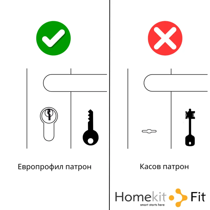 Смарт ключалка Aqara U200 Lite, черна - Снимка 4