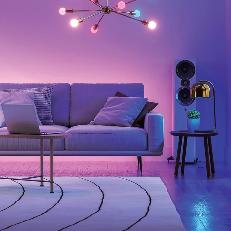 Сет от 3 смарт LED крушки Nanoleaf Essentials Matter A60 E27 - Снимка 5