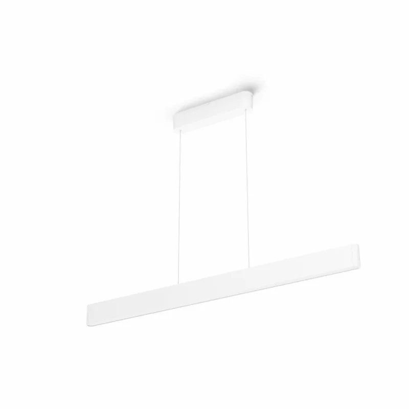 Смарт LED RGBW димируем полилей Philips Hue Ensis WACA, 129.8 см, 79W, 6000 lm, Бял/Черен (Цвят: Черен) - Снимка 10