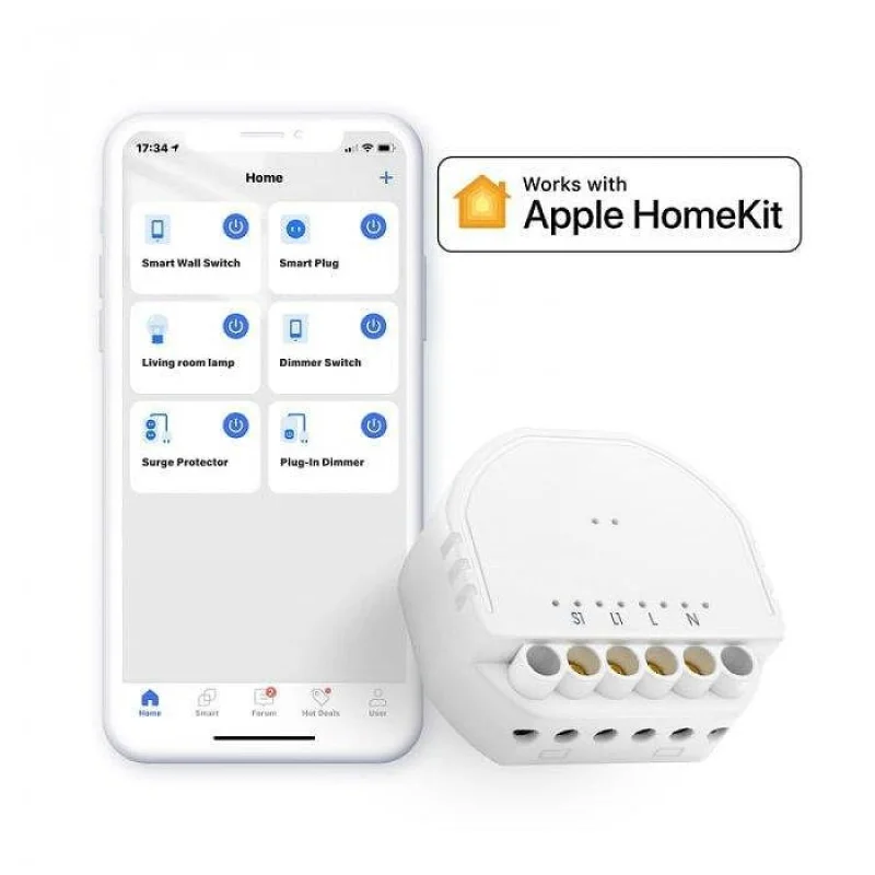 Смарт Wi-Fi ключ Meross With Neutral (С нула) - Снимка 2
