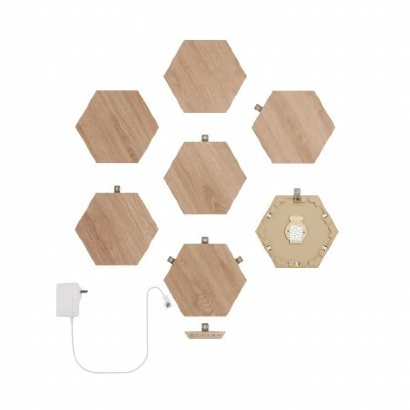 Светлинни панели Nanoleaf Elements Hexagon Smarter Kit: 7 панела (HomeKit) - Снимка 3
