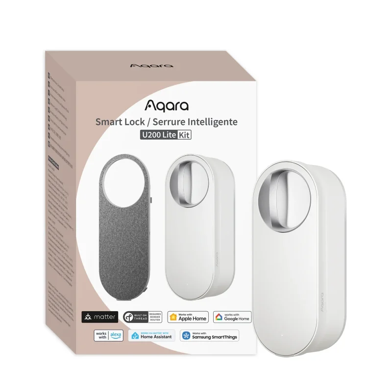 Смарт ключалка Aqara U200 Lite, бяла