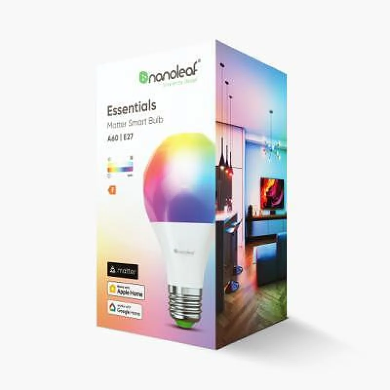 Смарт LED крушка Nanoleaf Essentials Matter A60 E27