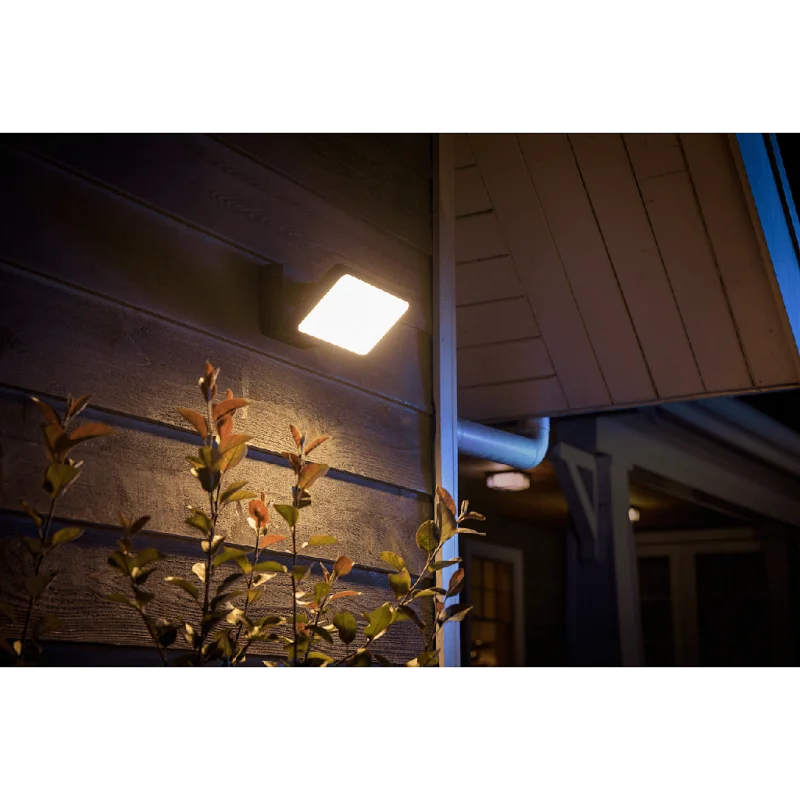 Смарт външен LED RGBW димируем прожектор Philips Hue Discover WACA, 2x15W, 2300 lm, IP44, Черен - Снимка 10