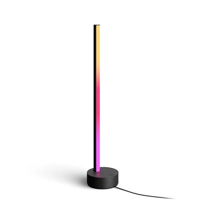 Смарт RGBW LED димируема настолна лампа Philips Hue Gradient Signe WACA, 55.3 см, 11.8W, 1040 lm (Цвят: Черен)