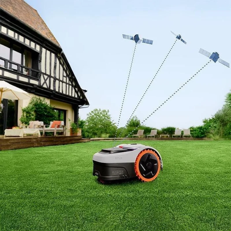 Смарт безкабелна косачка робот SEGWAY NAVIMOW I210 AWD 4G за до 1000 м2, AI навигация, GPS, камера, IP66 (BT, Wi-Fi, Alexa, Google) - Снимка 2