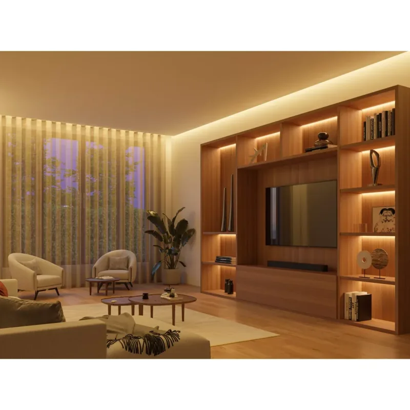 Smart LED RGBW димируема лента Philips HUE Solo Lightstrip WACA, 3 м, 20W, 1700 lm, IP20, 16 милиона цвята (BT, Zigbee, HomeKit, Google, Alexa, SmartThings) - Снимка 5