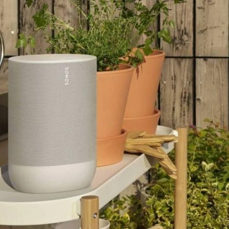 Преносима тонколона Sonos Move, черна (AirPlay 2) (Цвят: Бял) - Снимка 11