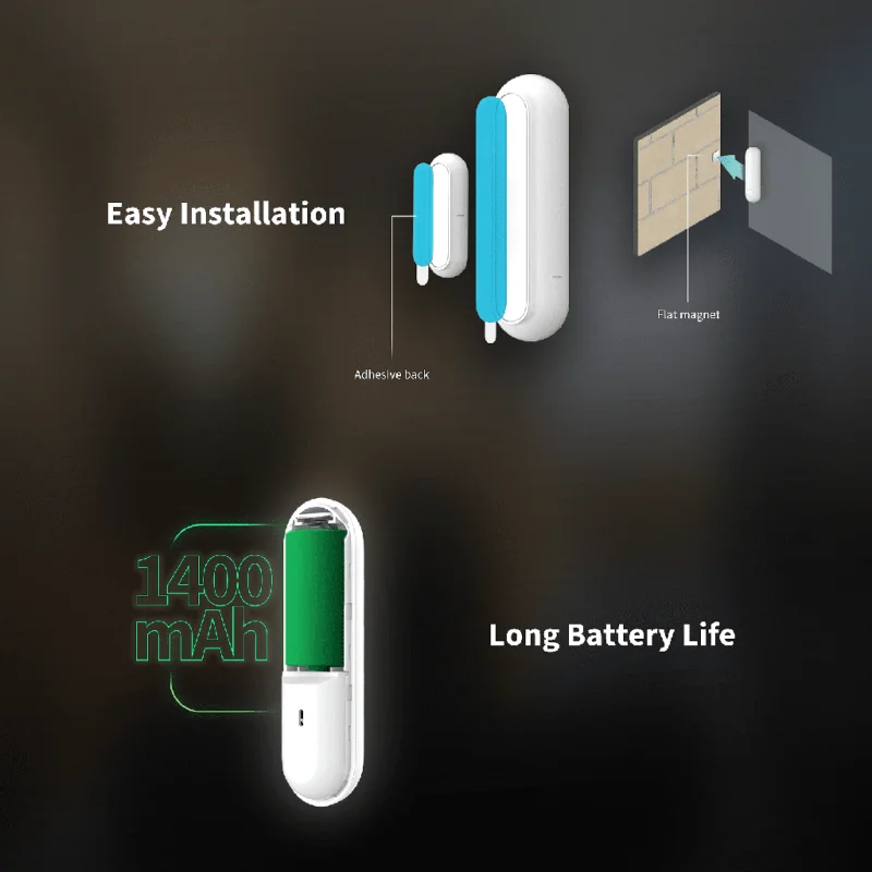 Смарт сензор за врати и прозорци Aqara Door & Window Sensor P2 (Matter/Thread) - Снимка 5