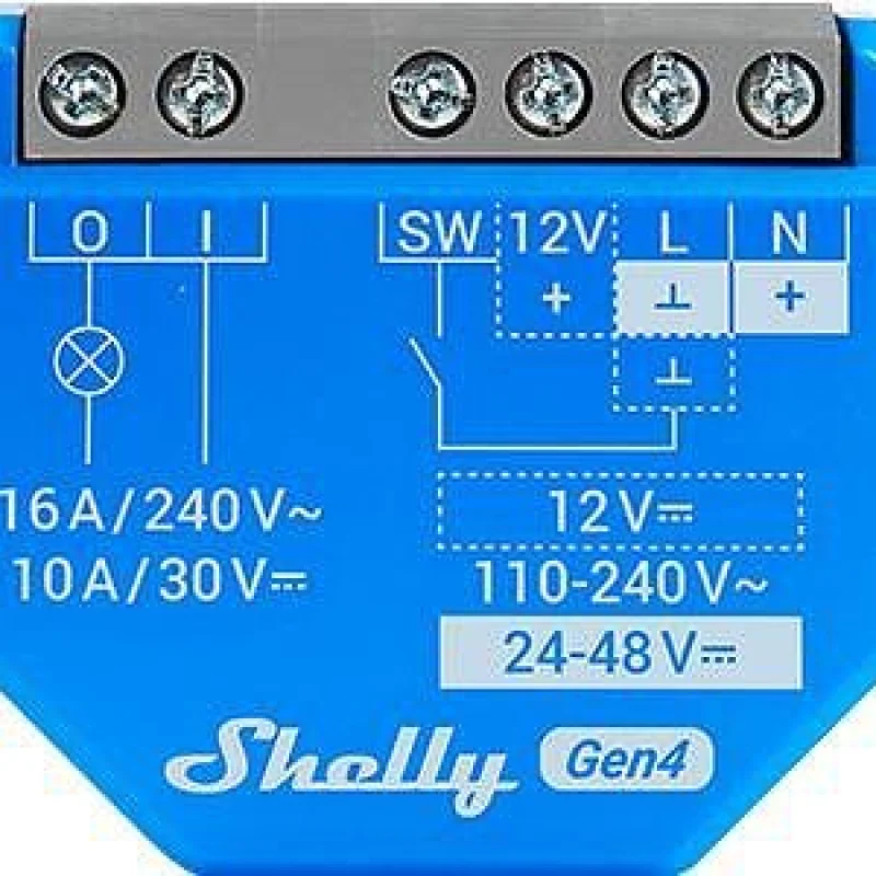 Смарт реле Shelly 1 Gen4 сух контакт - Снимка 6