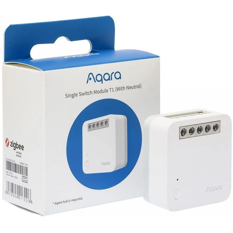 Единично смарт реле Aqara T1 With Neutral (С нула) - Снимка 2