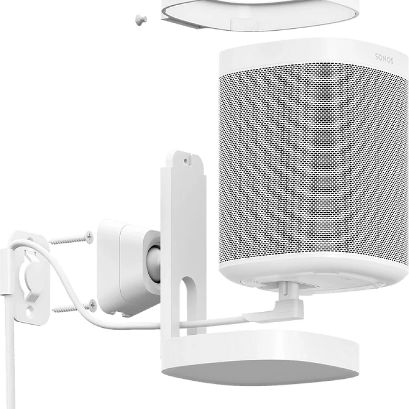 Стенна стойка Sonos One Wall Mount, Бяла (Цвят: Black, Вариант: One) - Снимка 8