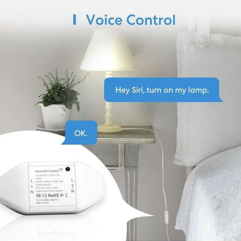 Смарт Wi-Fi реле Meross Smart Wi-Fi DIY Switch - Снимка 4