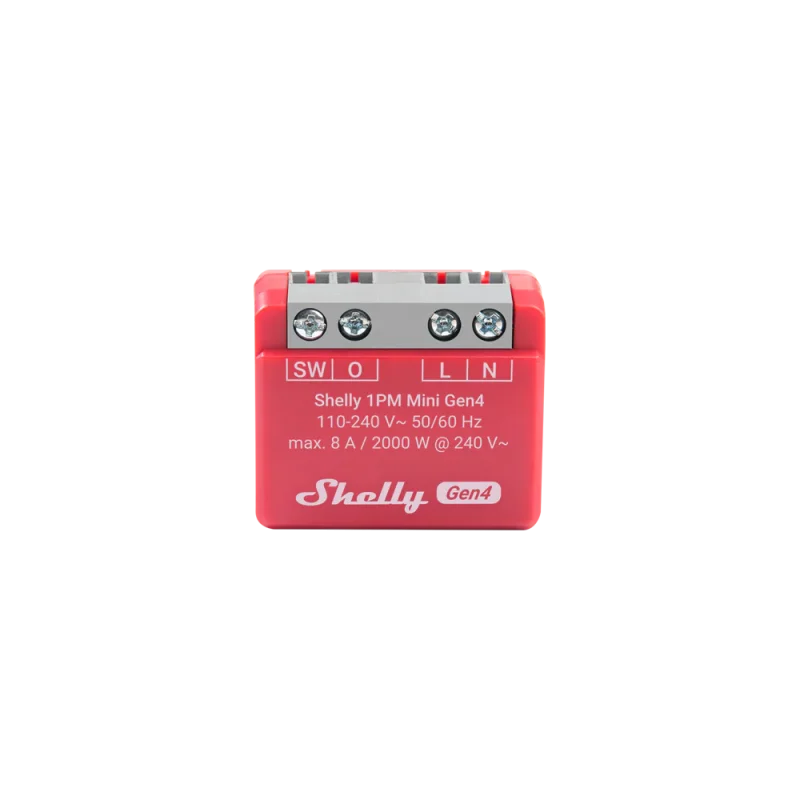 Смарт реле с измерване на енергия Shelly 1PM Mini Gen4