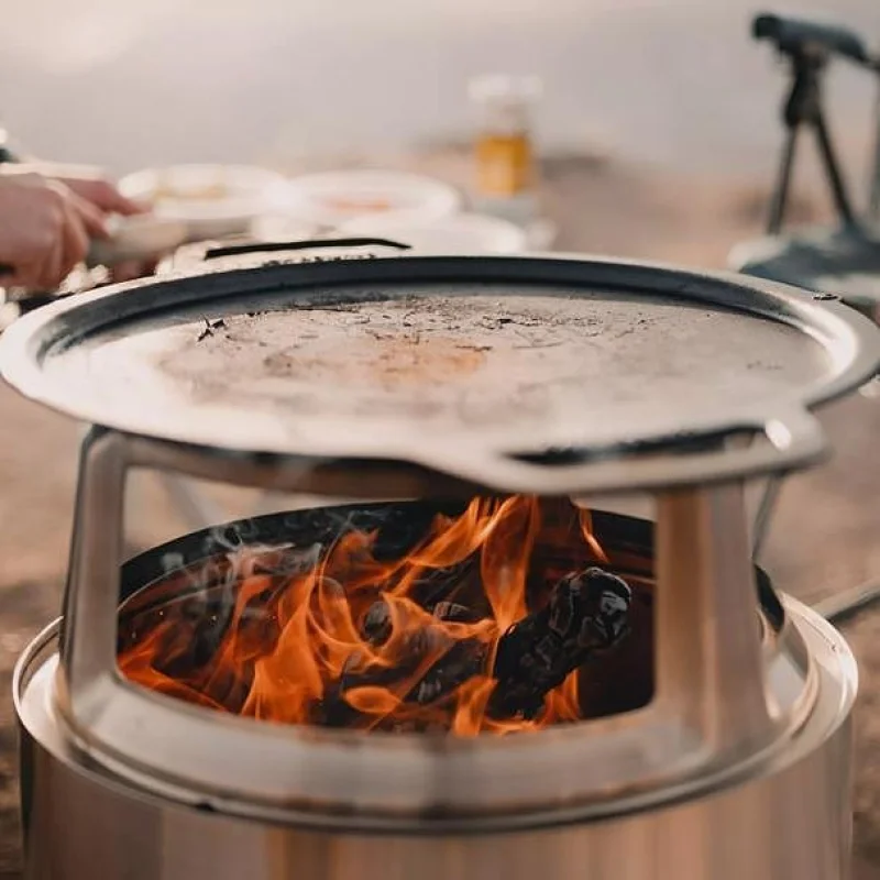 Чугунена плоча Solo Stove Cast Iron Griddle Top + Hub (Модел: Bonfire) - Снимка 5