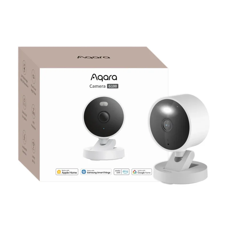 Смарт видеокамера Aqara Camera G100, бяла