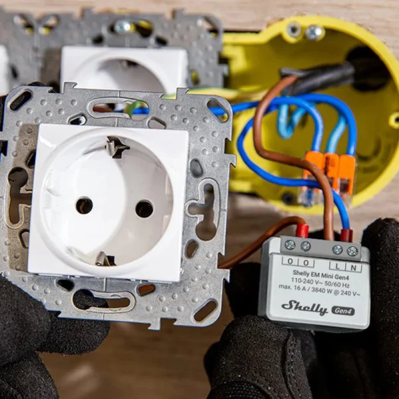 Смарт измервател на енергия Shelly EM Mini Gen4 16A - Снимка 4