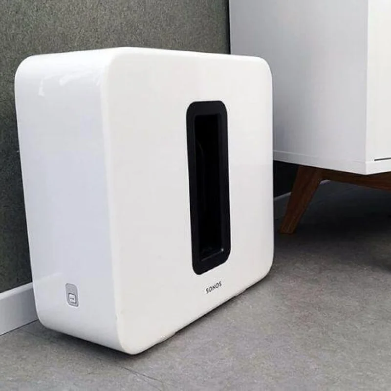 Субуфер Sonos Sub, гланц бял (AirPlay 2) (Цвят: Бял) - Снимка 5