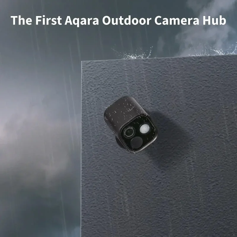 Външна смарт камера-хъб Aqara G5 Pro - PoE, сива - Снимка 2