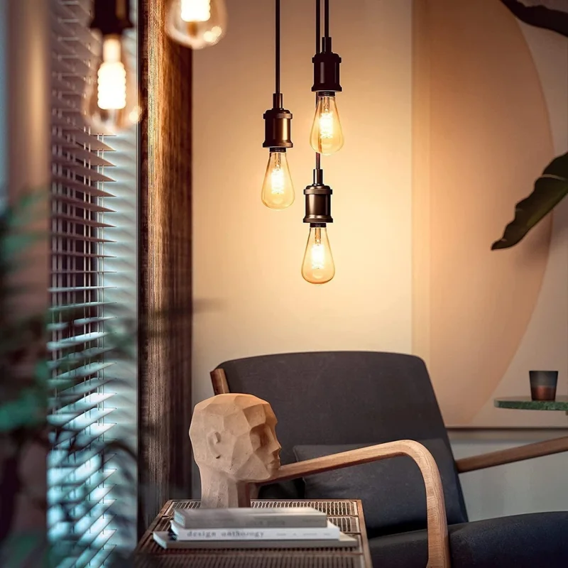 Смарт крушка Philips Hue Edison ST64, E27, 550 lm, White (HomeKit) - Снимка 4