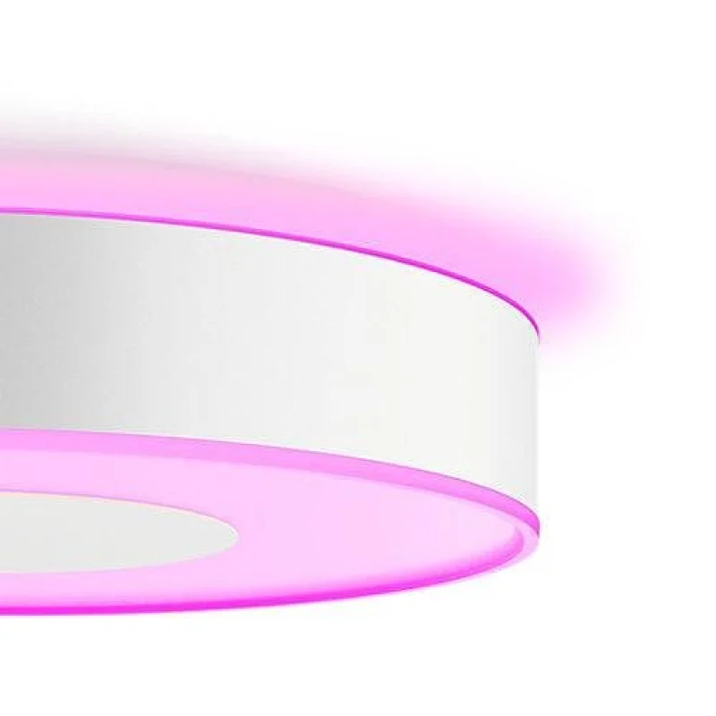 Смарт LED RGBW димируема плафониера Philips Hue Xamento M WACA, 38.1 см, 33.5W, 2350 lm, E27, IP44, Бяла - Снимка 3