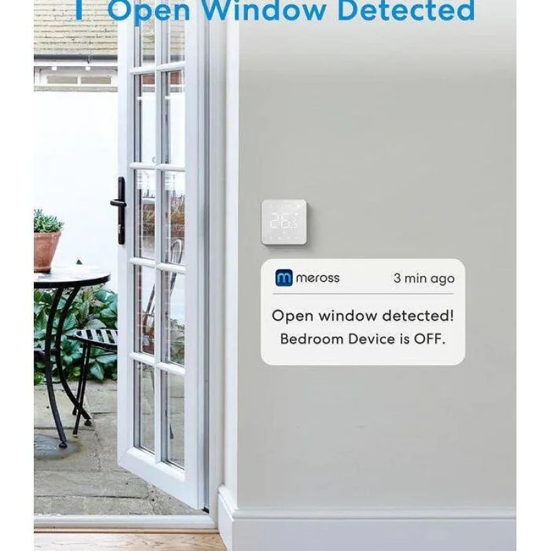 Смарт Wi-Fi термостат за електрическо подово отопление Meross MTS200 (HomeKit) - Снимка 4