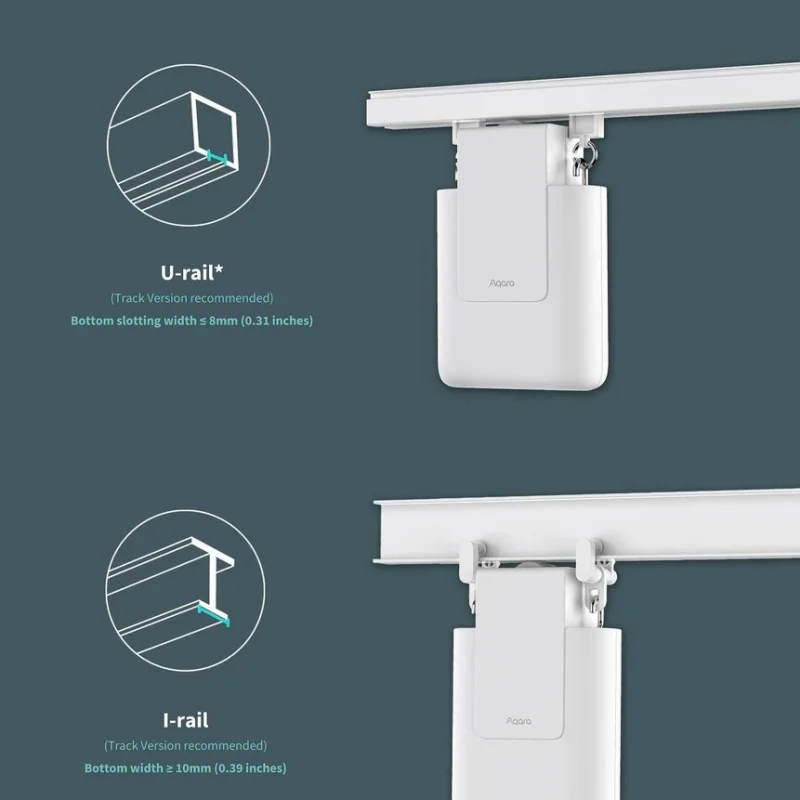 Смарт мотор за пердета Aqara Curtain Driver E1 (монтаж: AQARA CURTAIN DRIVER E1 TRACK VERSION (CM-M01)) - Снимка 10