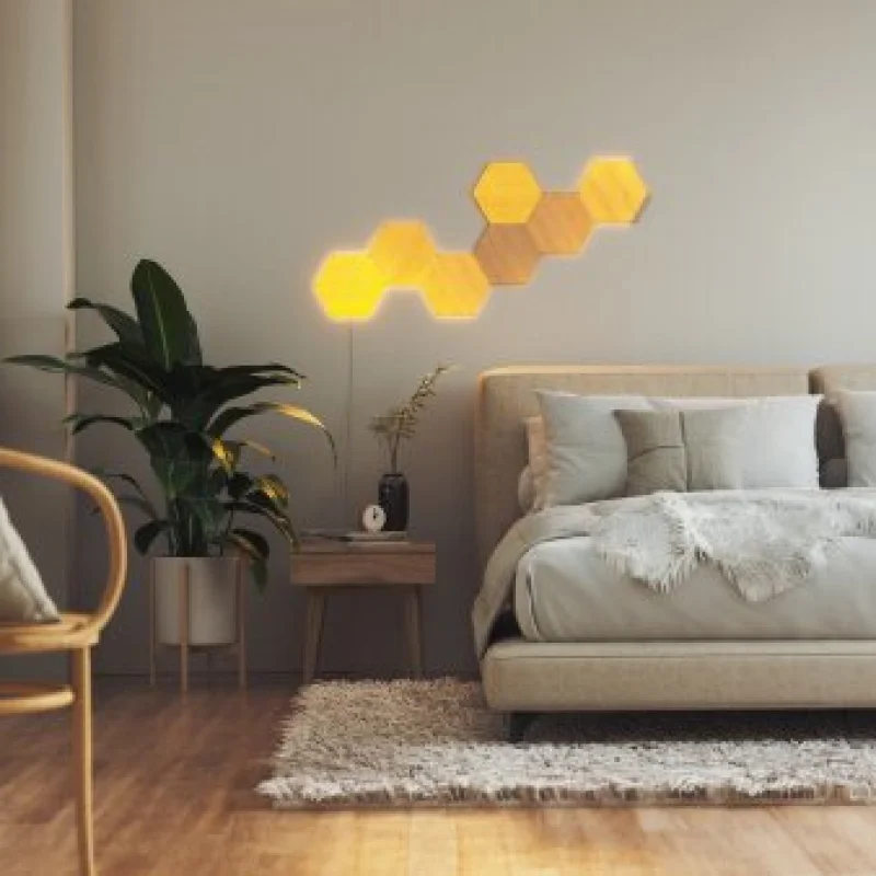Светлинни панели Nanoleaf Elements Hexagon Smarter Kit: 7 панела (HomeKit) - Снимка 7