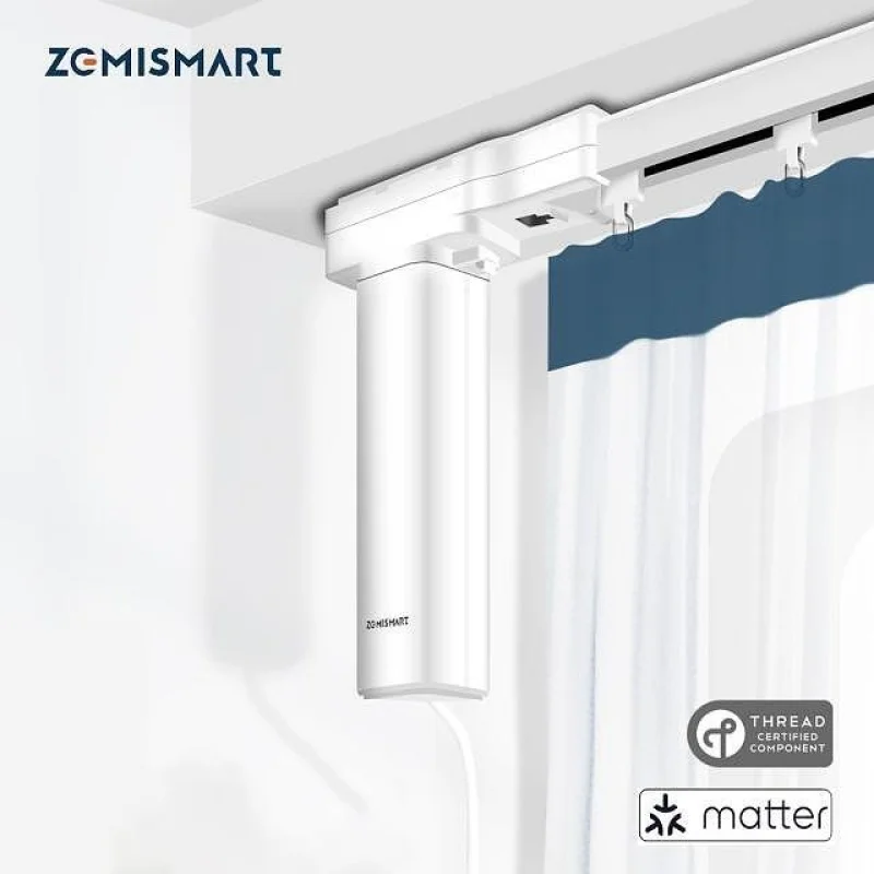 Смарт моторизиран корниз Zemismart Matter (размер: до 3.1 м)