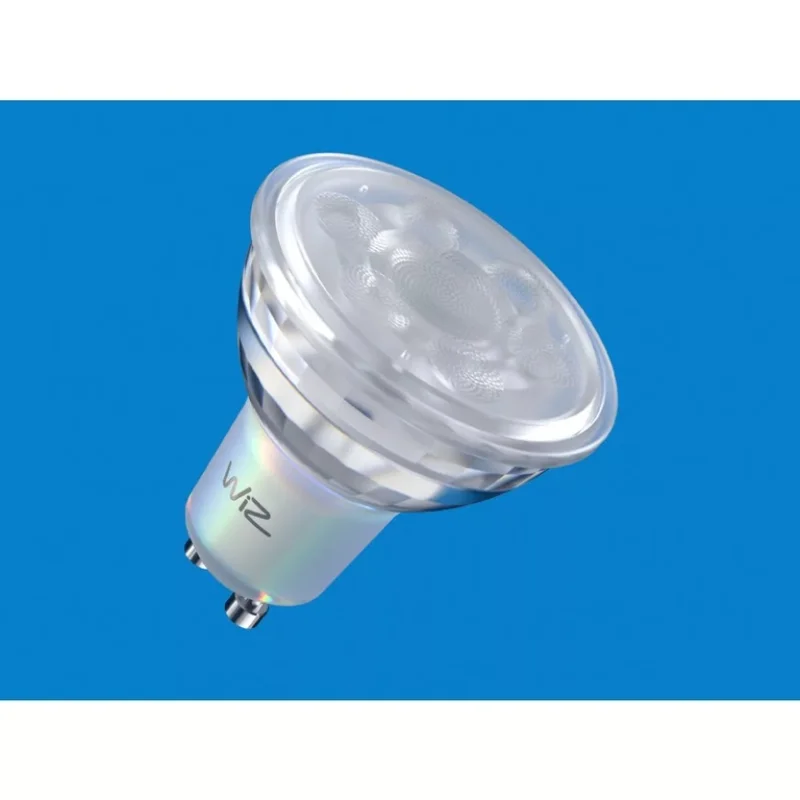 Смарт LED димируема крушка WiZ Smart Bulb Spot 4,7W, 345 lm, GU10, бяла светлина 2100 - 6500К (BT, Zigbee, Matter, Apple Home, Google, Alexa, SmartThings) - Снимка 3