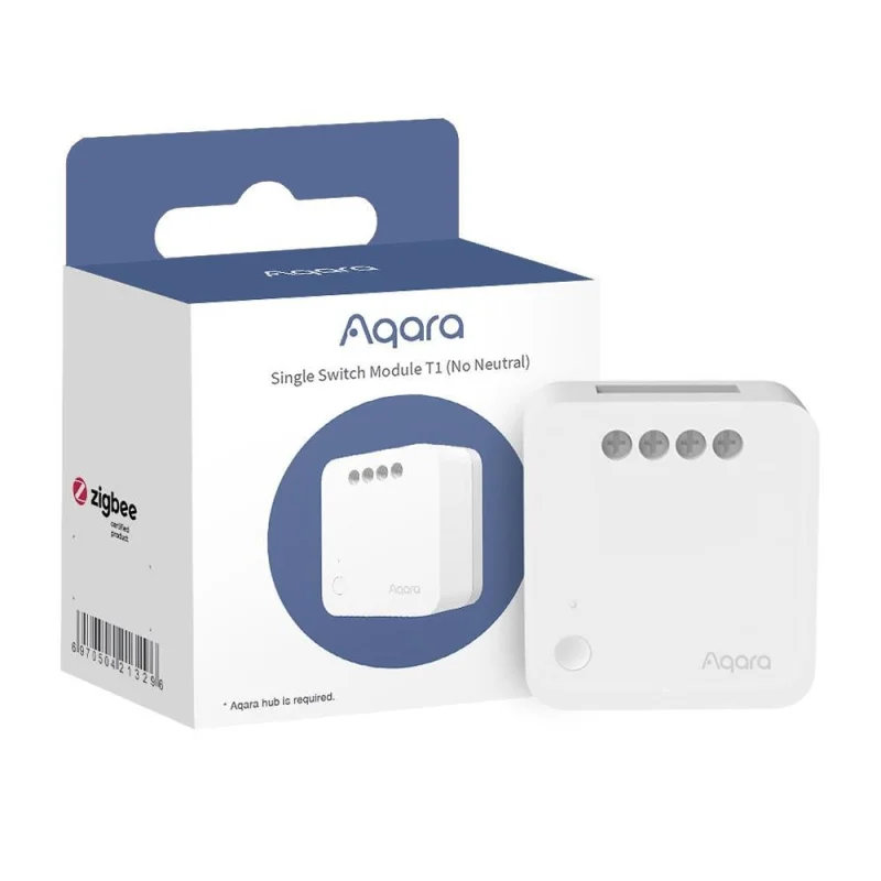 Единично смарт реле Aqara T1 No Neutral (Без нула) - Снимка 2