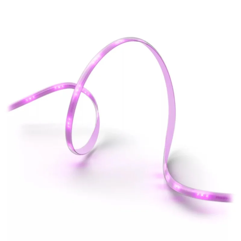 Смарт LED RGBW димируема лента Philips HUE Solo Lightstrip WACA, 10 м, 20W, 1700 lm, IP20, бяла/цветна светлина, 16 мил. цвята (BT, Zigbee, HomeKit, Google, Alexa, SmartThings) - Снимка 7