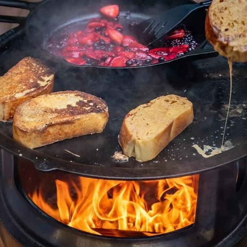 Чугунена плоча Solo Stove Cast Iron Griddle Top + Hub (Модел: Ranger) - Снимка 14