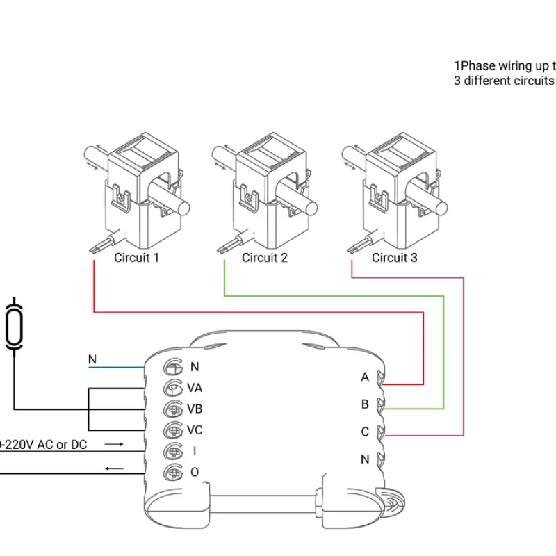 Смарт Wi-Fi електромер Shelly 3EM - Снимка 7