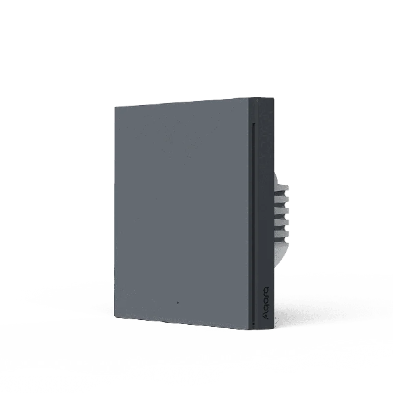 Единичен смарт ключ Aqara H1 No Neutral (Без нула), Сив - Снимка 2