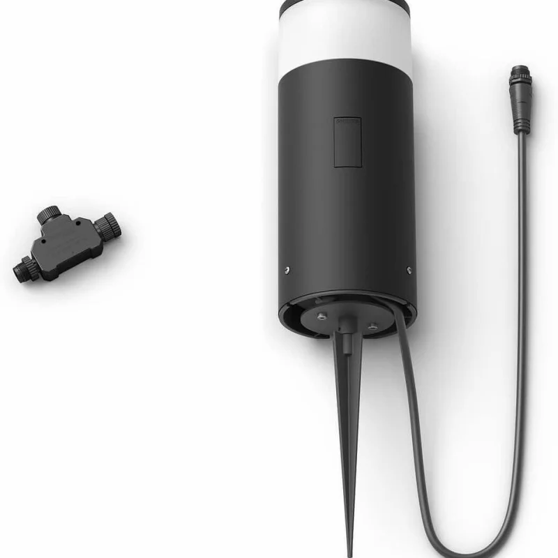 Смарт градинска LED RGBW димируема лампа Philips Hue Calla + Hue Bridge, 25.2 см, 8W, 600 lm, IP65 - Снимка 2