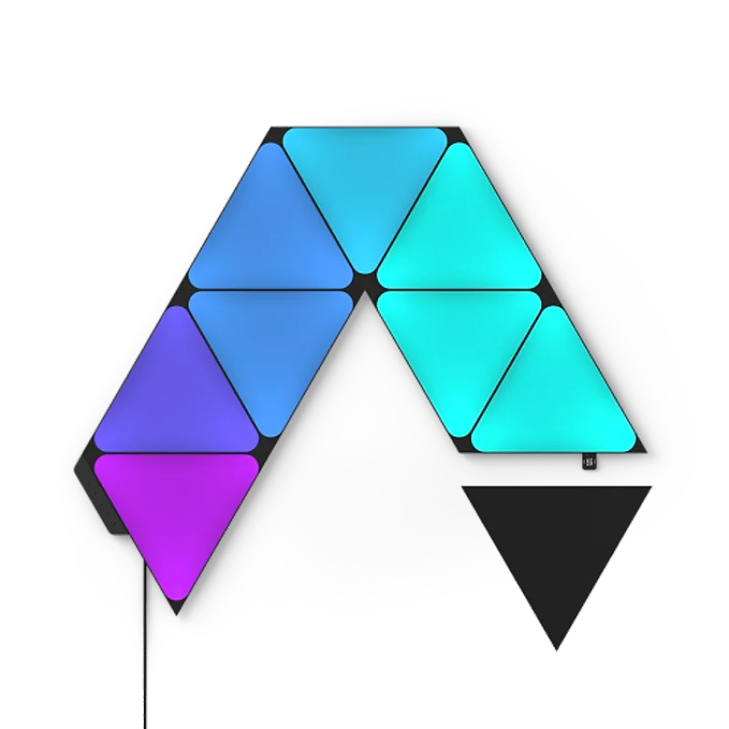 Nanoleaf Ограничено издание, Ultra black triangles, 9 светлинни панела, Smarter Kit - Снимка 3
