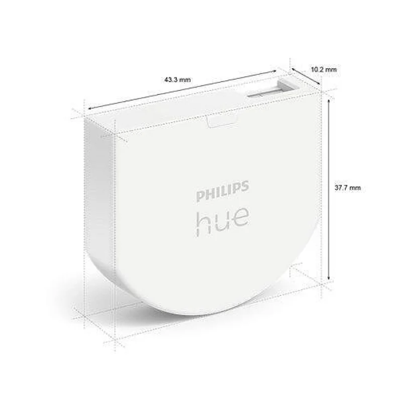 Смарт суич модул за стенен ключ Philips Hue Wall Switch Module, 2 бр. - Снимка 4