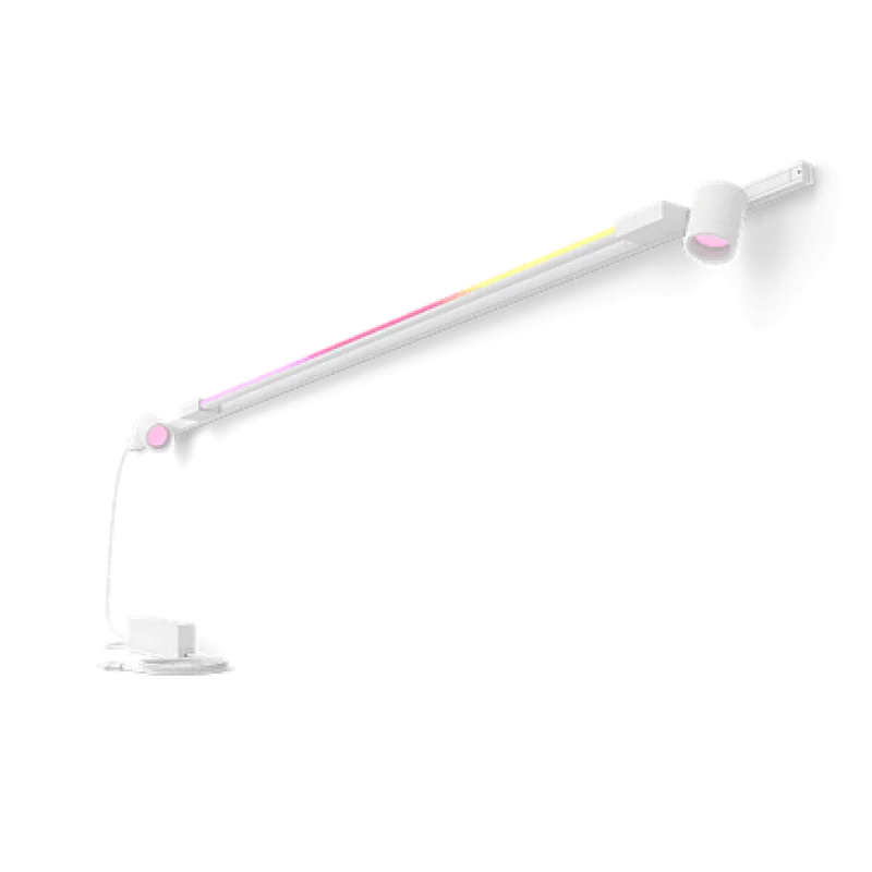 Смарт LED RGBW димируем сет Philips Hue Perifo WACA, 2x1 м шини + 2 спота и градиентна туба, 20.8W, 2040 lm, IP20, Бял/Черен (Цвят: Бял) - Снимка 5